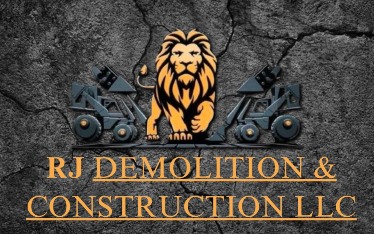 Logo for RJ Demolition and Construction LLC