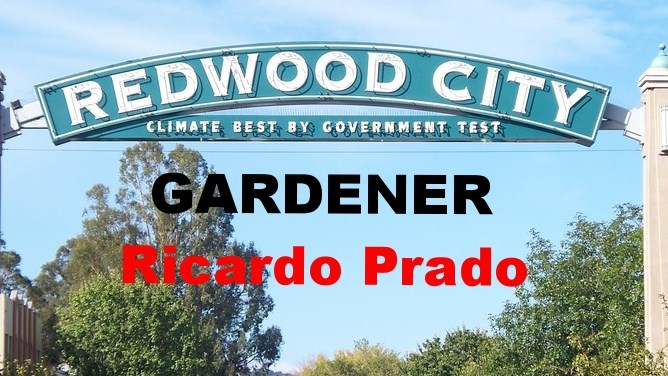 Redwood City Gardener: Ricardo Prado logo