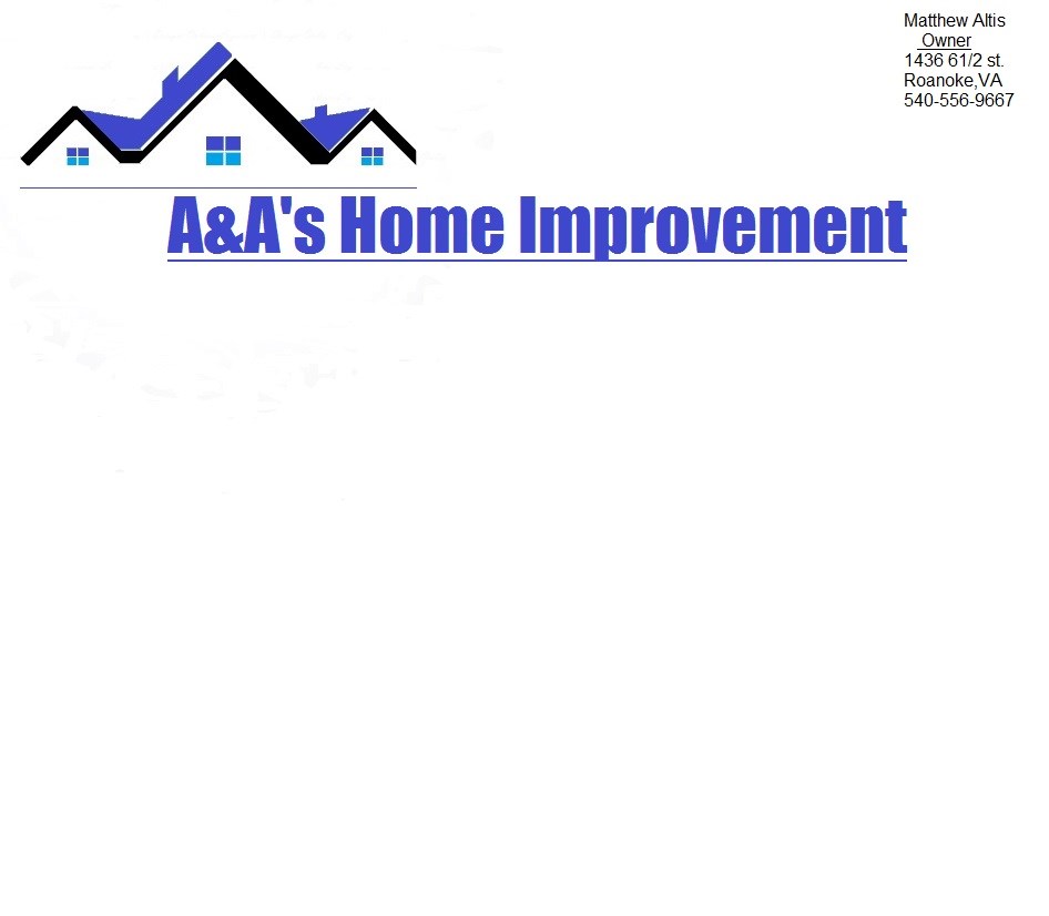 A&A's Home Improvement logo