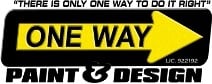 Logo for ONE WAY PAINT & DESIGN