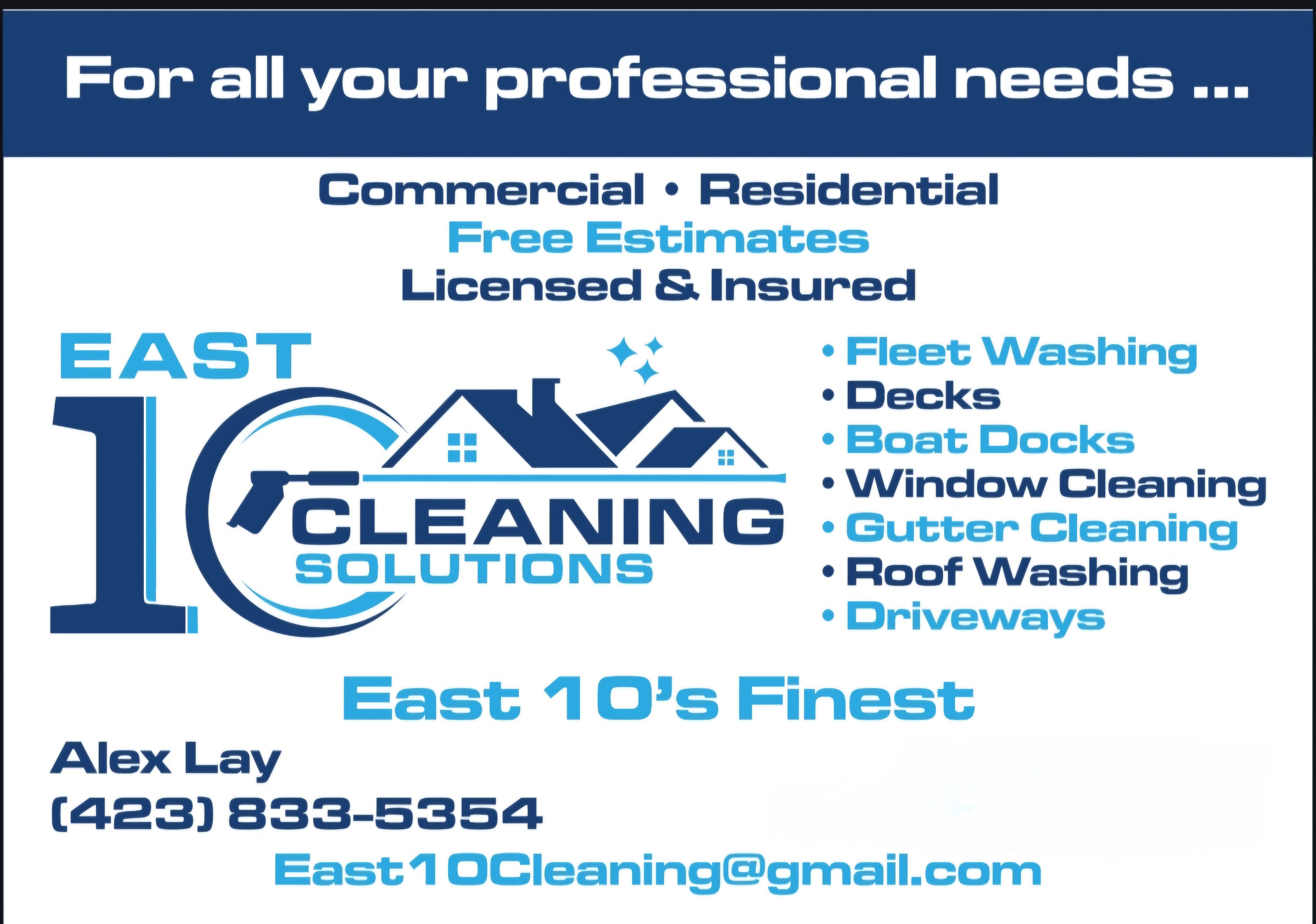 Avatar for East 10 Cleaning Solutions 