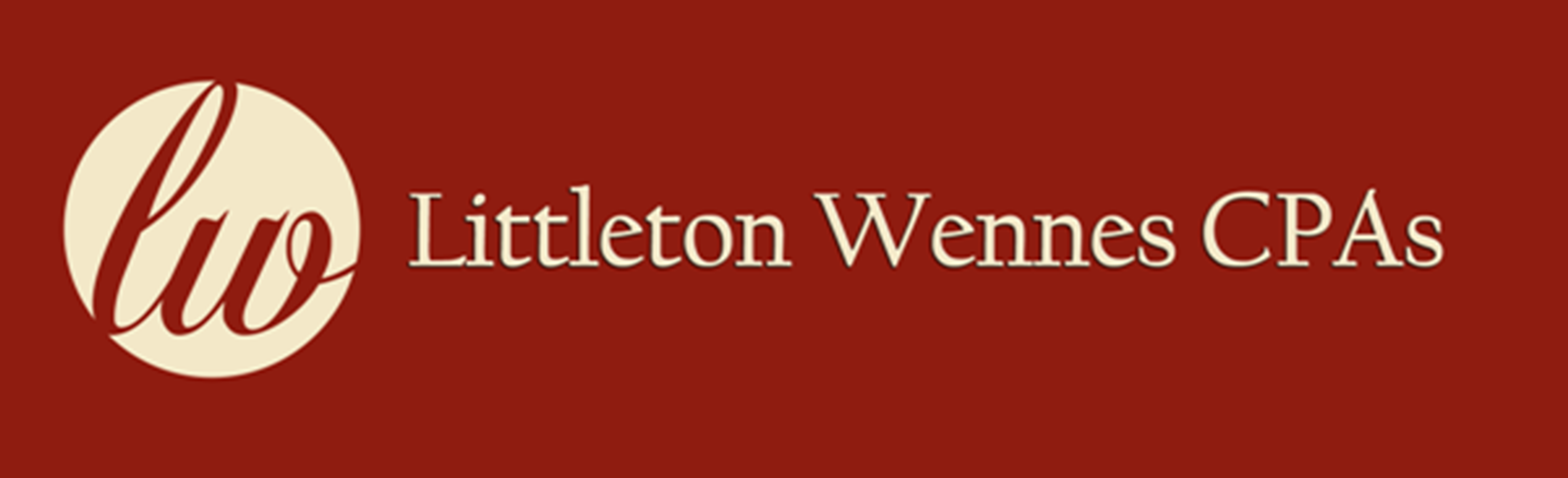 Logo for Littleton Wennes CPAs