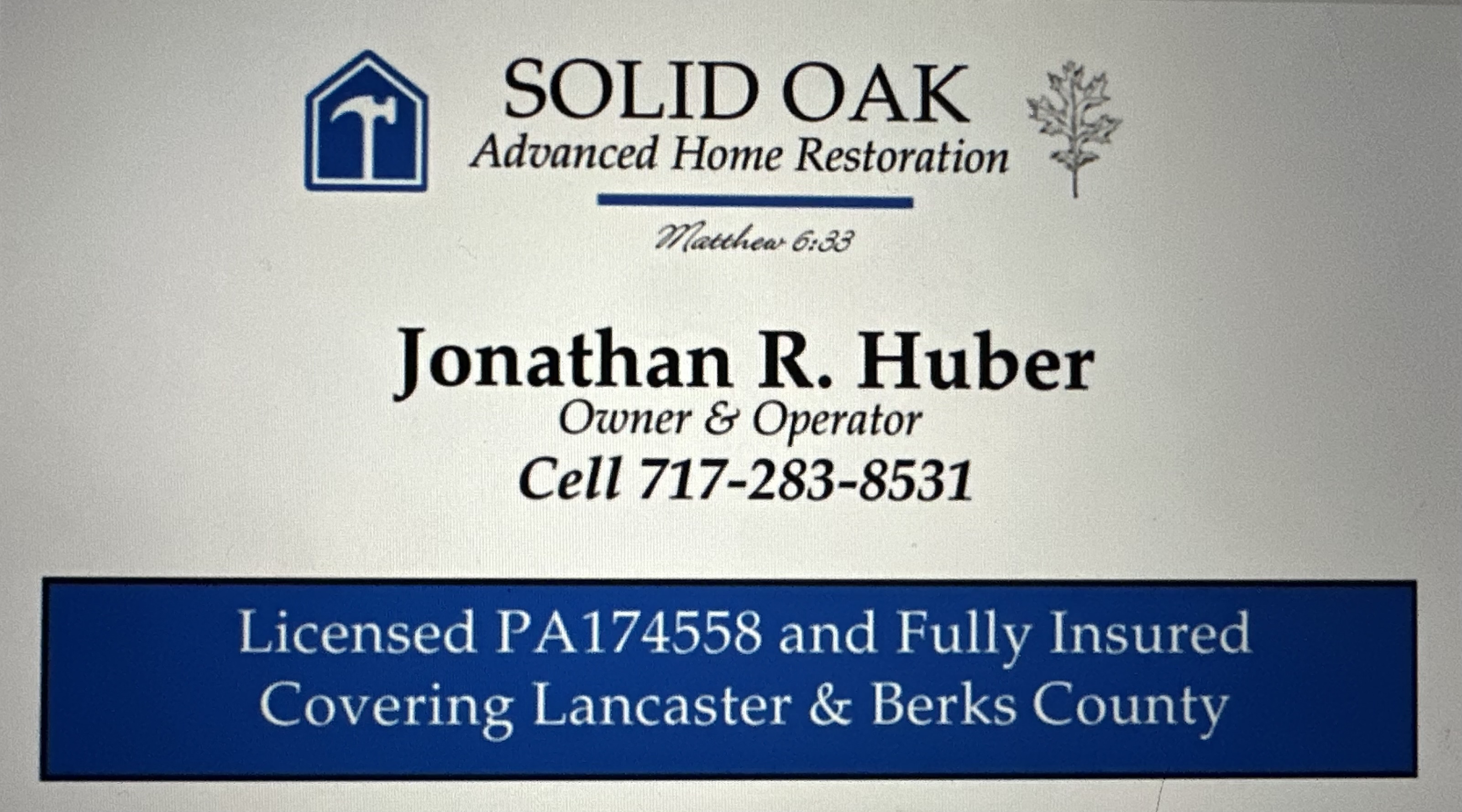 Avatar for Solid Oak Advanced Restoration