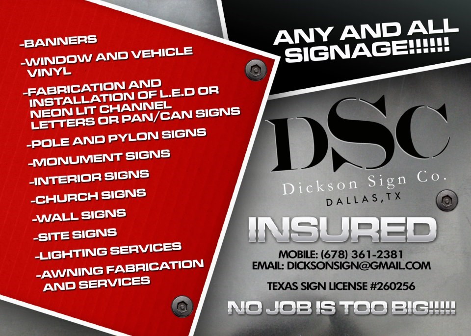 Dickson Sign Company logo