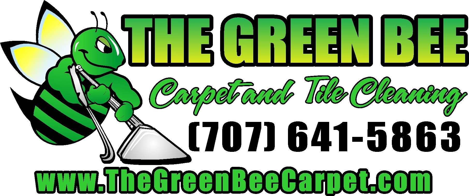 The Green Bee Carpet and Tile Cleaning logo