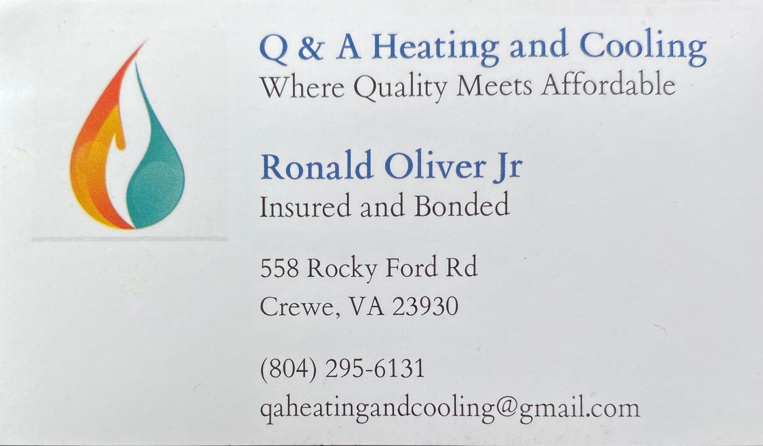 Avatar for Q and A Heating and Cooling