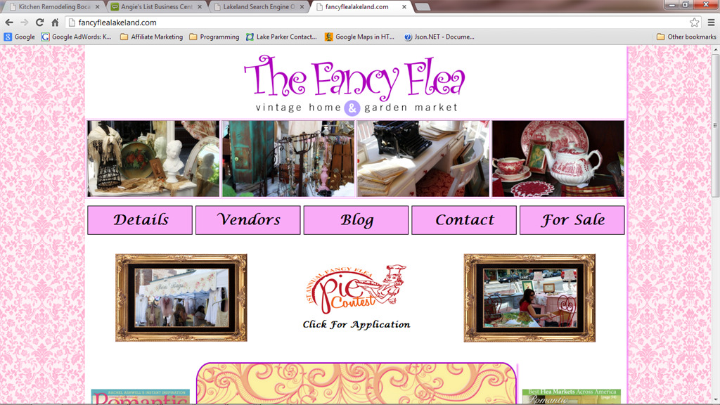 Web Design - Flea Market