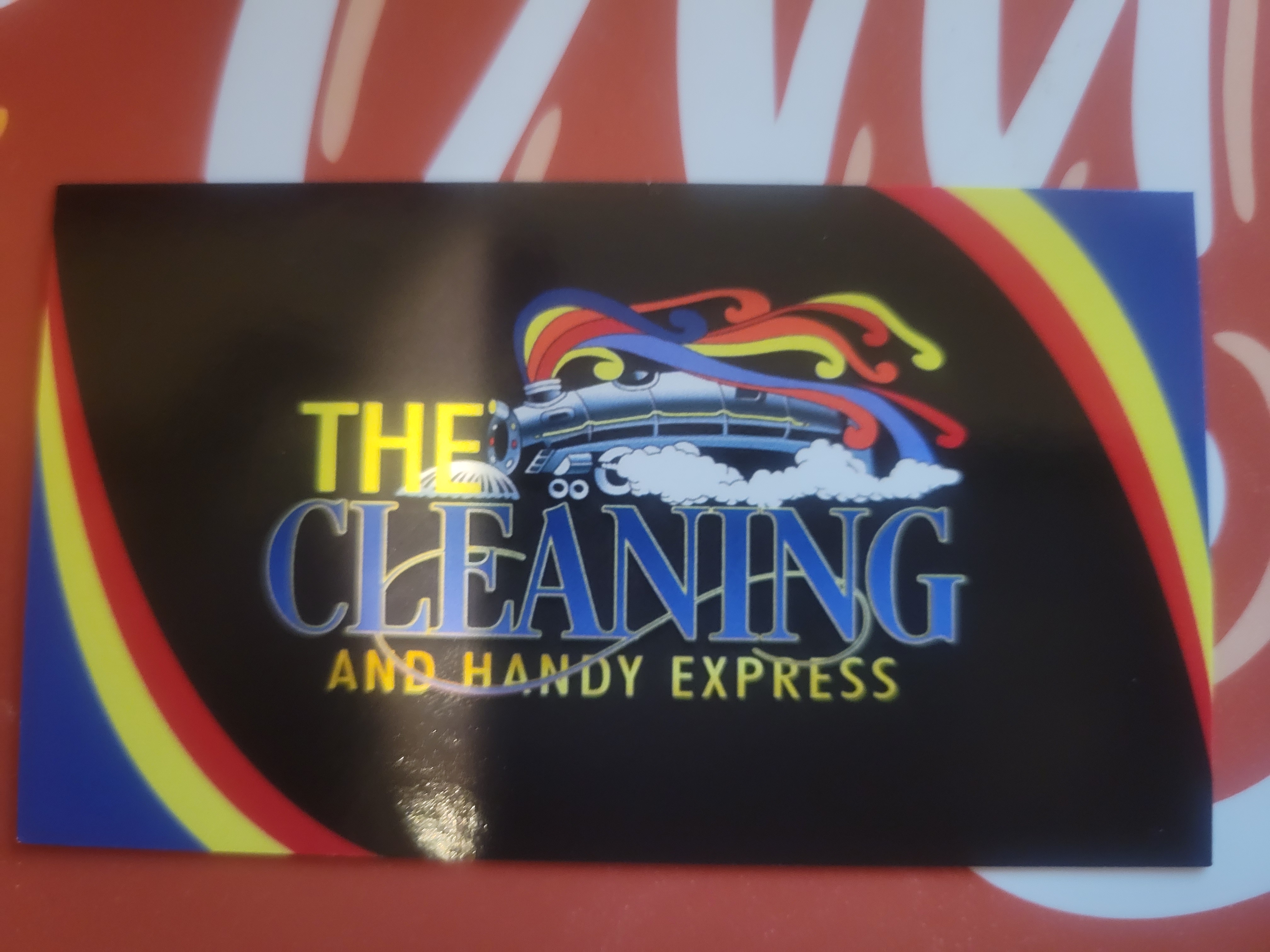 The cleaning and handy Express logo