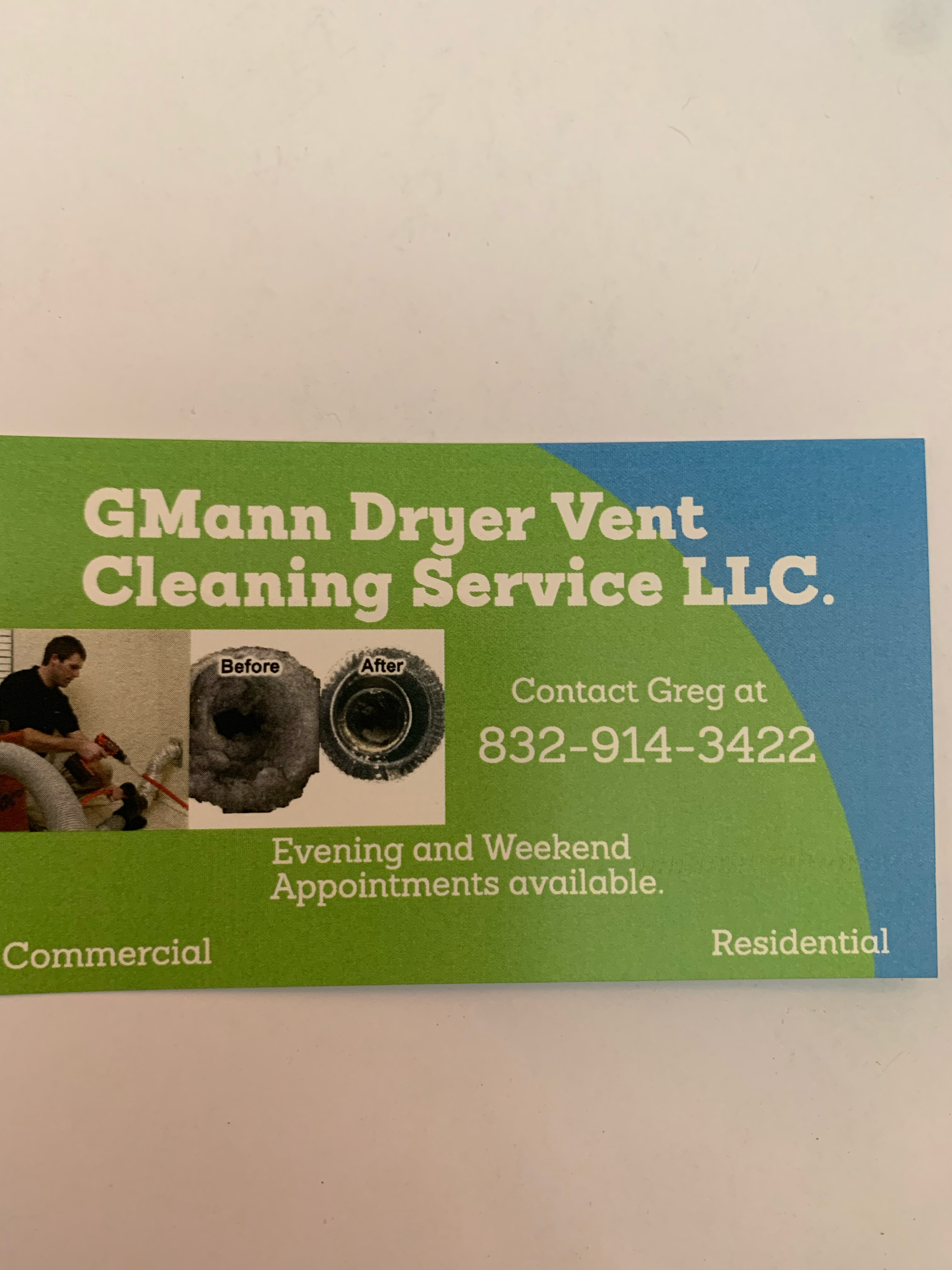 Avatar for Gmann Dryer Vent Cleaning Service LLC.