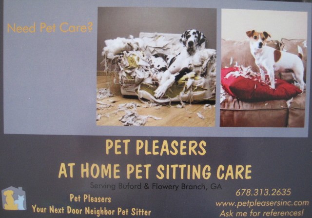 Logo for Pet Pleasers At Home Pet Care Sitting