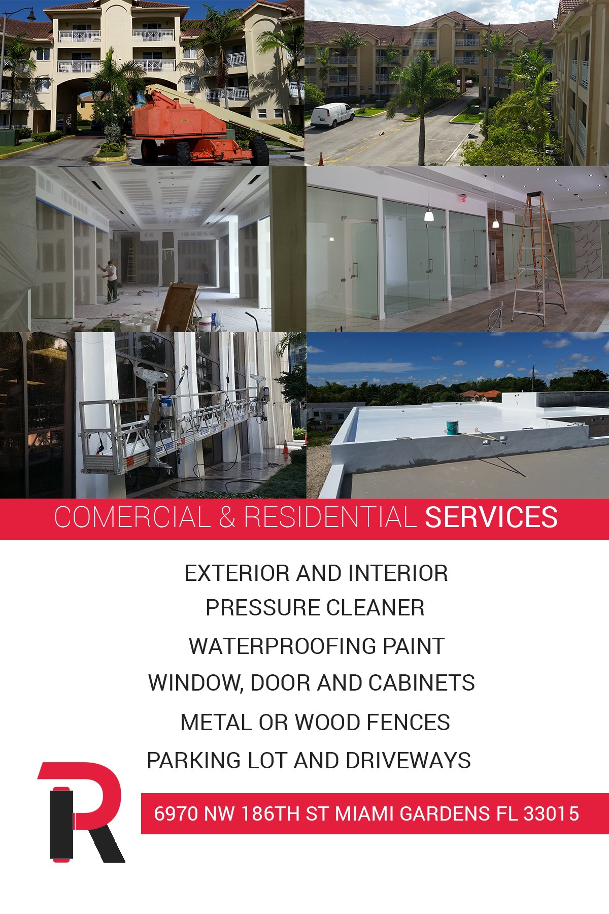 Ronald's Painting & waterproofing CORP logo