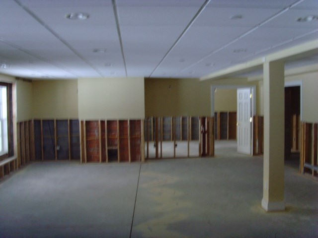 Clean up from flood