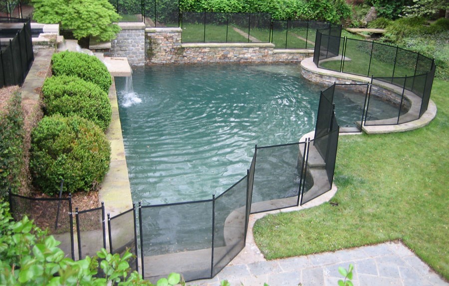 Curved Pool Fence