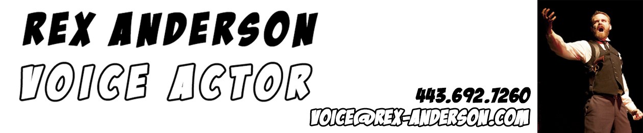 Rex Anderson, Voice Actor logo