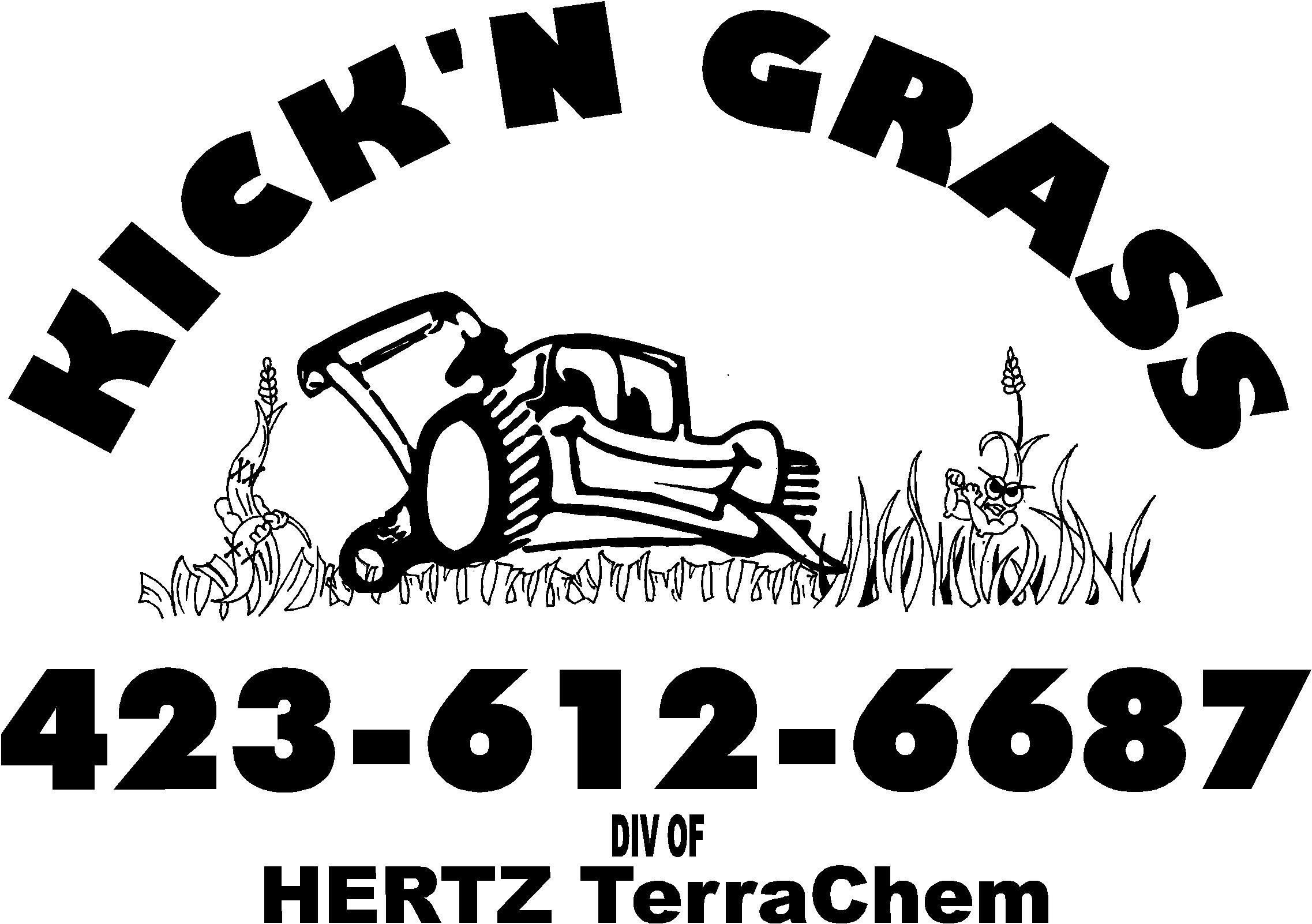 Kick'n Grass DBA: Hertz TerraChem logo