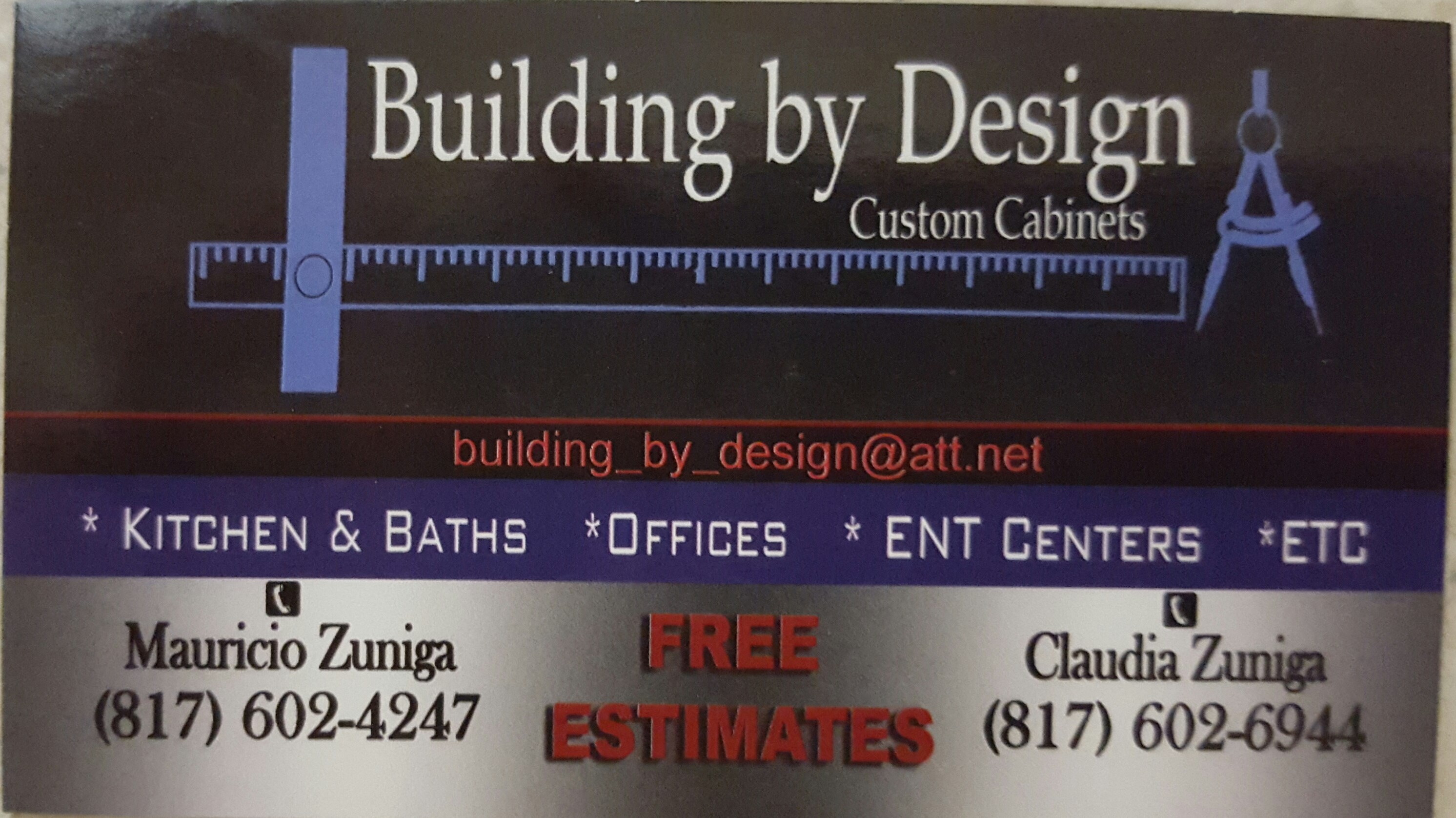 Building by Design custom cabinets logo