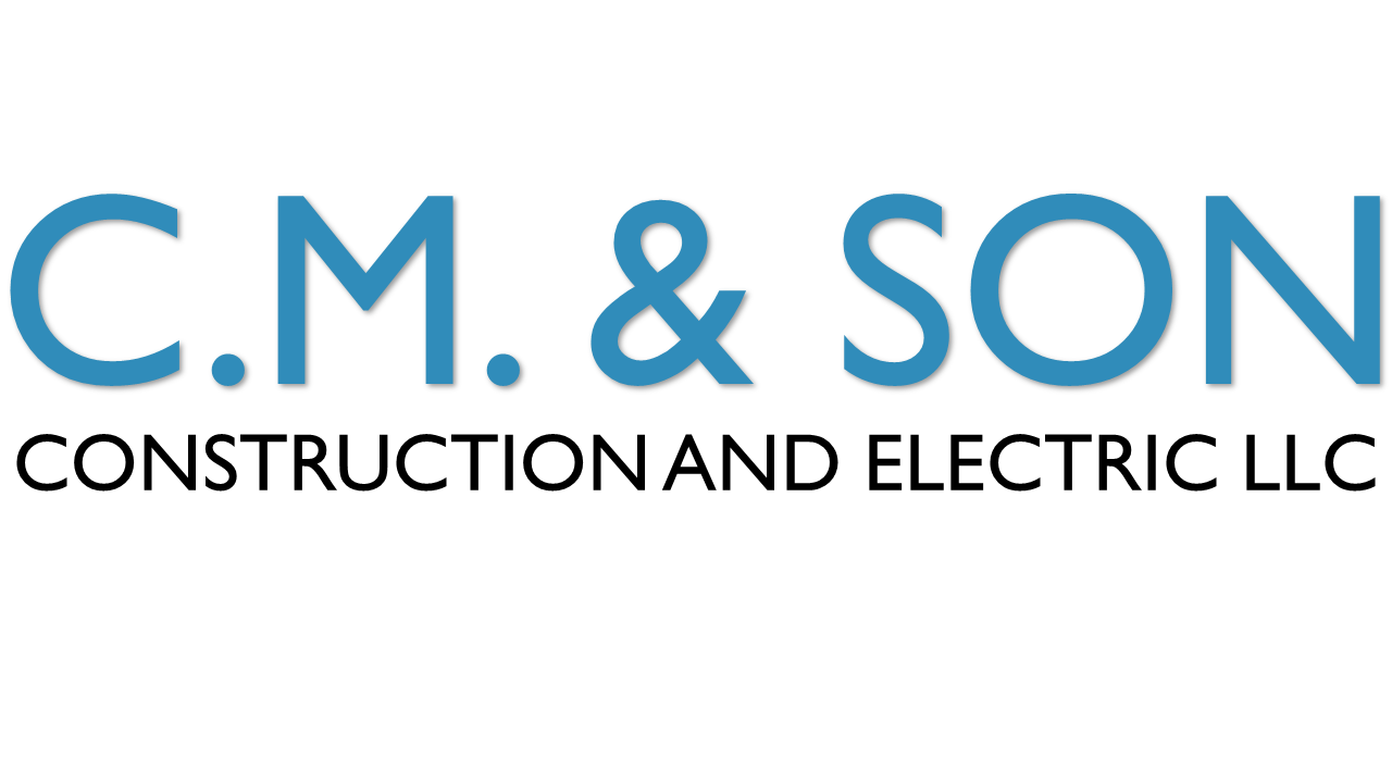 Logo for CM & Son Construction and Electric LLC