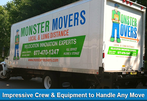 Logo for Monster Movers & Storage
