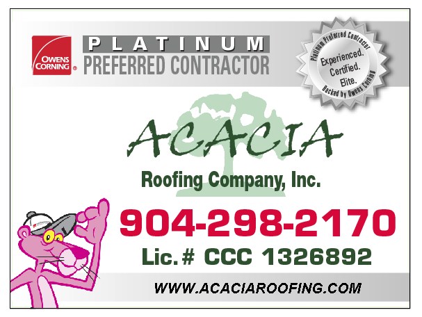 Logo for ACACIA ROOFING