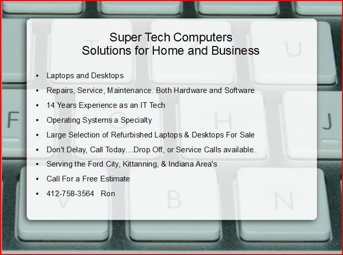 Super Tech Computers logo