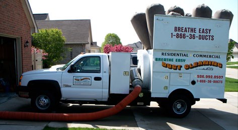 Logo for BREATHE EASY DUCT CLEANING
