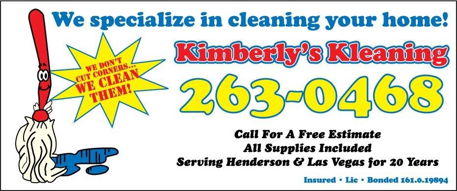 Logo for Kimberly's Kleaning Service