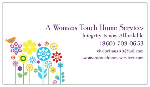 Logo for A Womans Touch Home Services