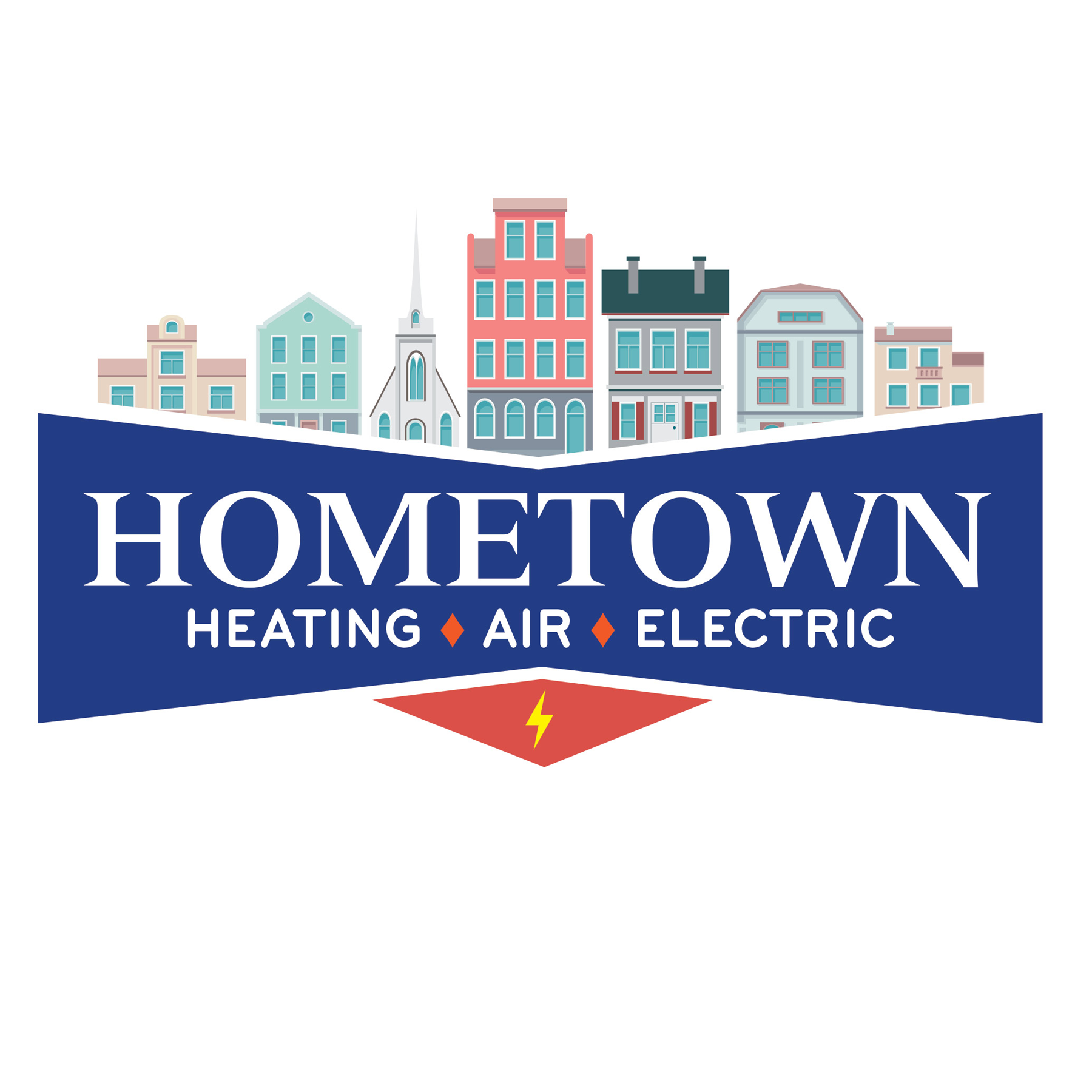 Logo for Hometown Heating, Air & Electric