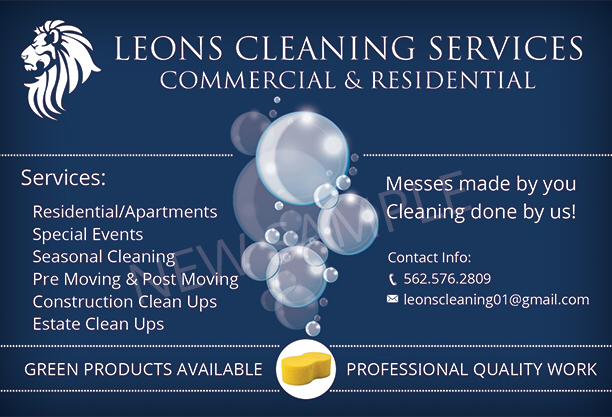 Leons Cleaning Services logo