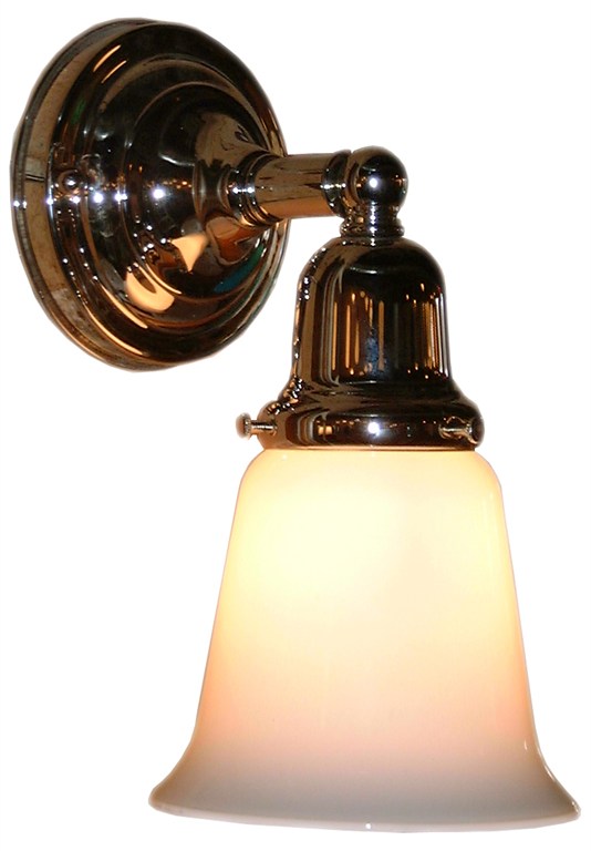 Polished Nickel Sconce