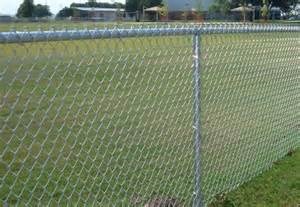 Chain link fence