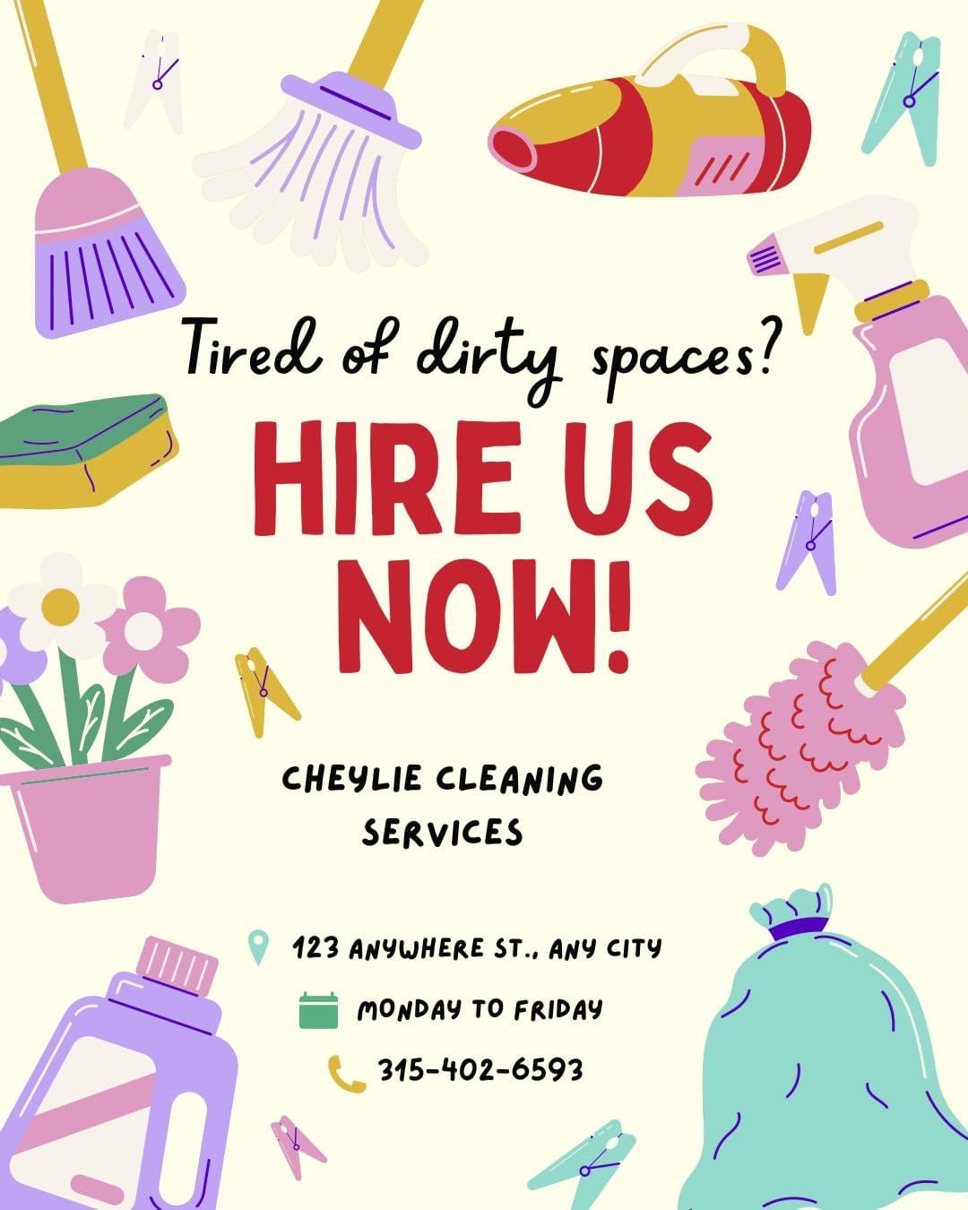 Avatar for Cheylie’s cleaning service