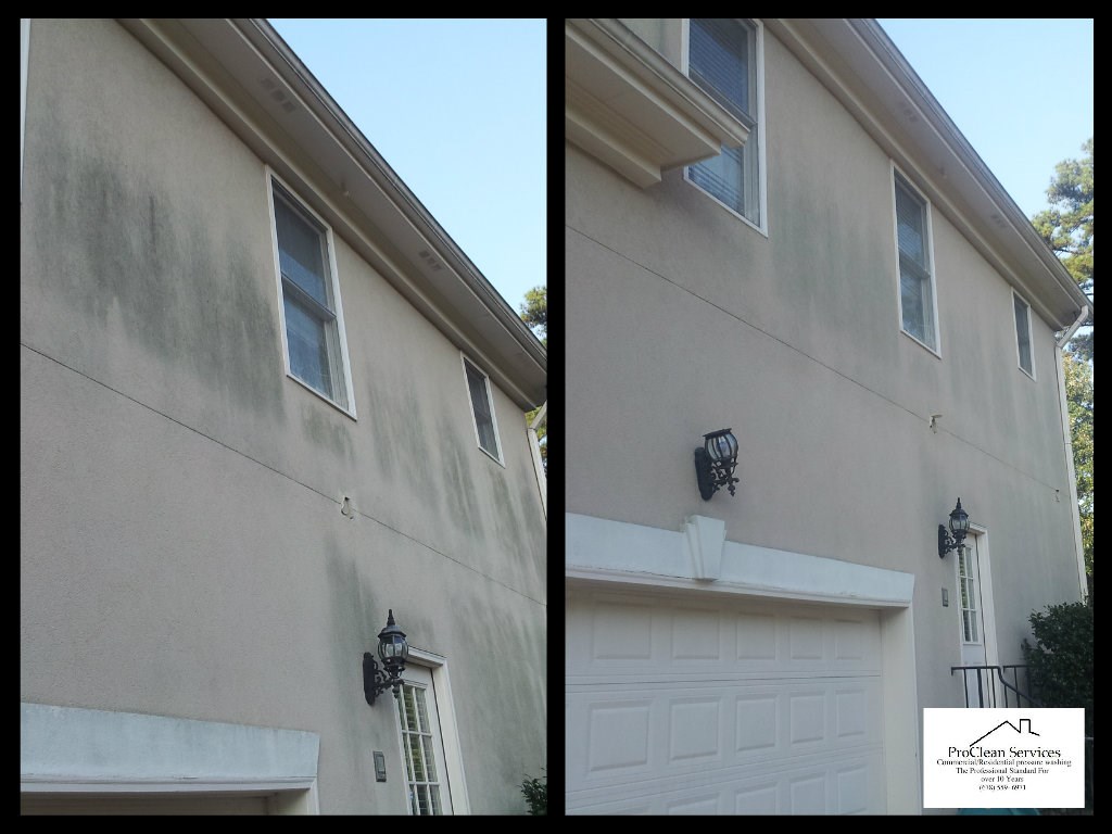Stucco home exterior