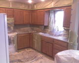 Cabinetry in the process of renewal