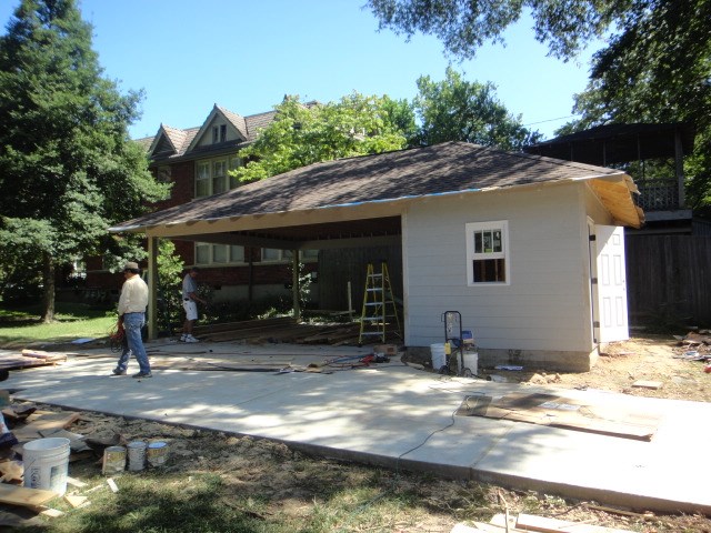 The garage