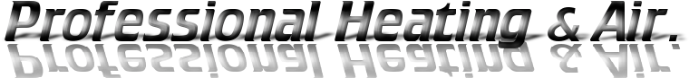 professional heating and air logo