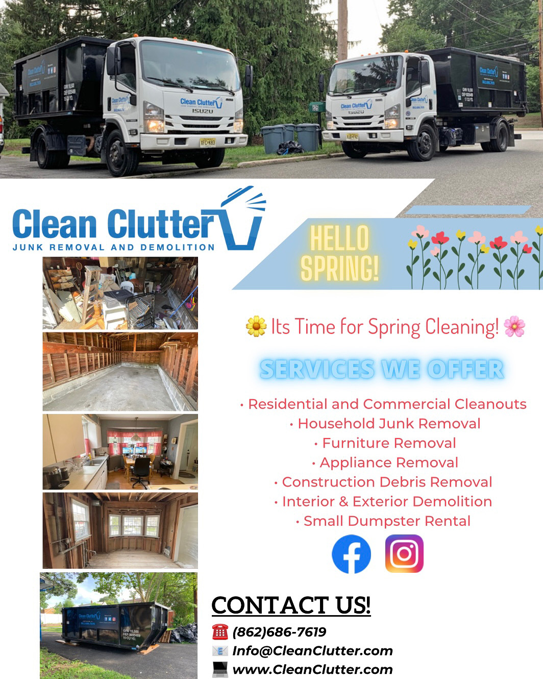 Clean Clutter Junk Removal & Demolition Reviews Hawthorne, NJ Angi