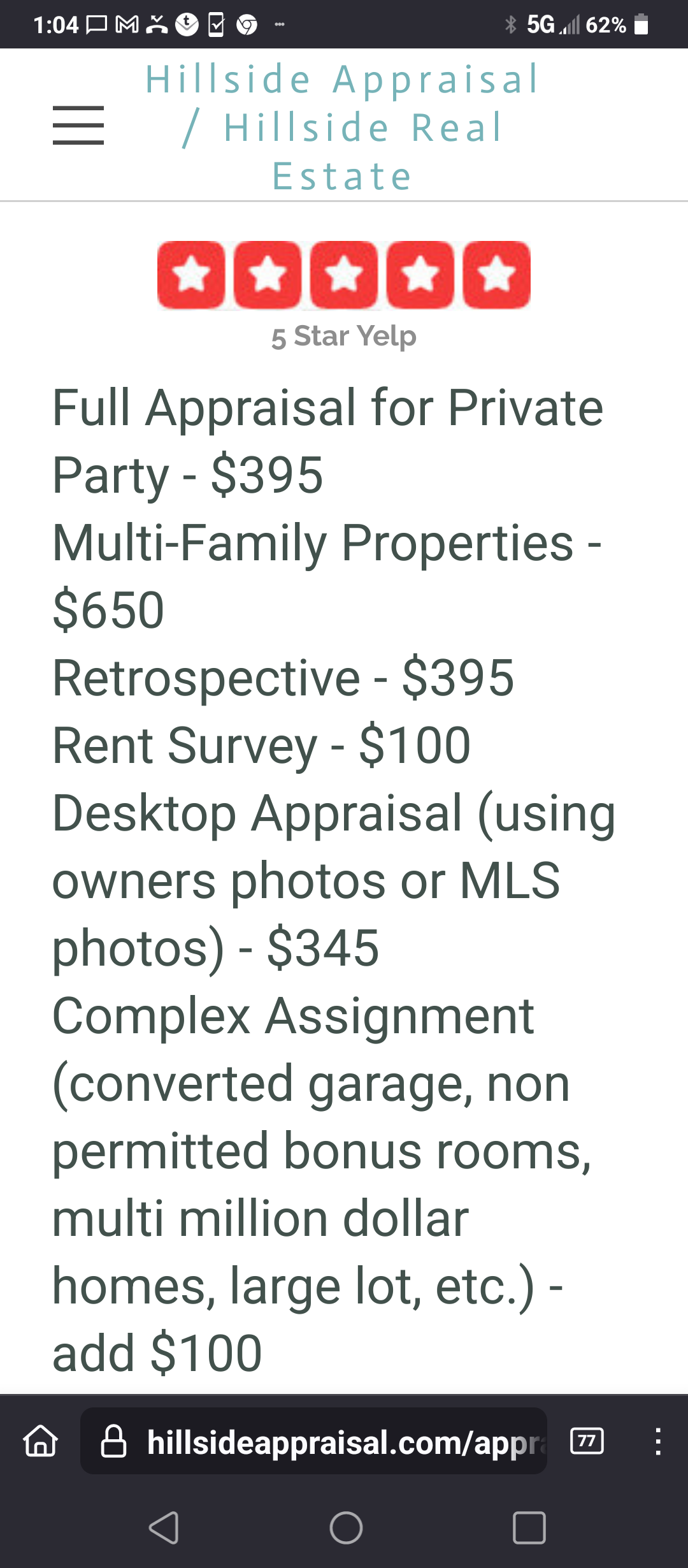 Avatar for Hillside Appraisal