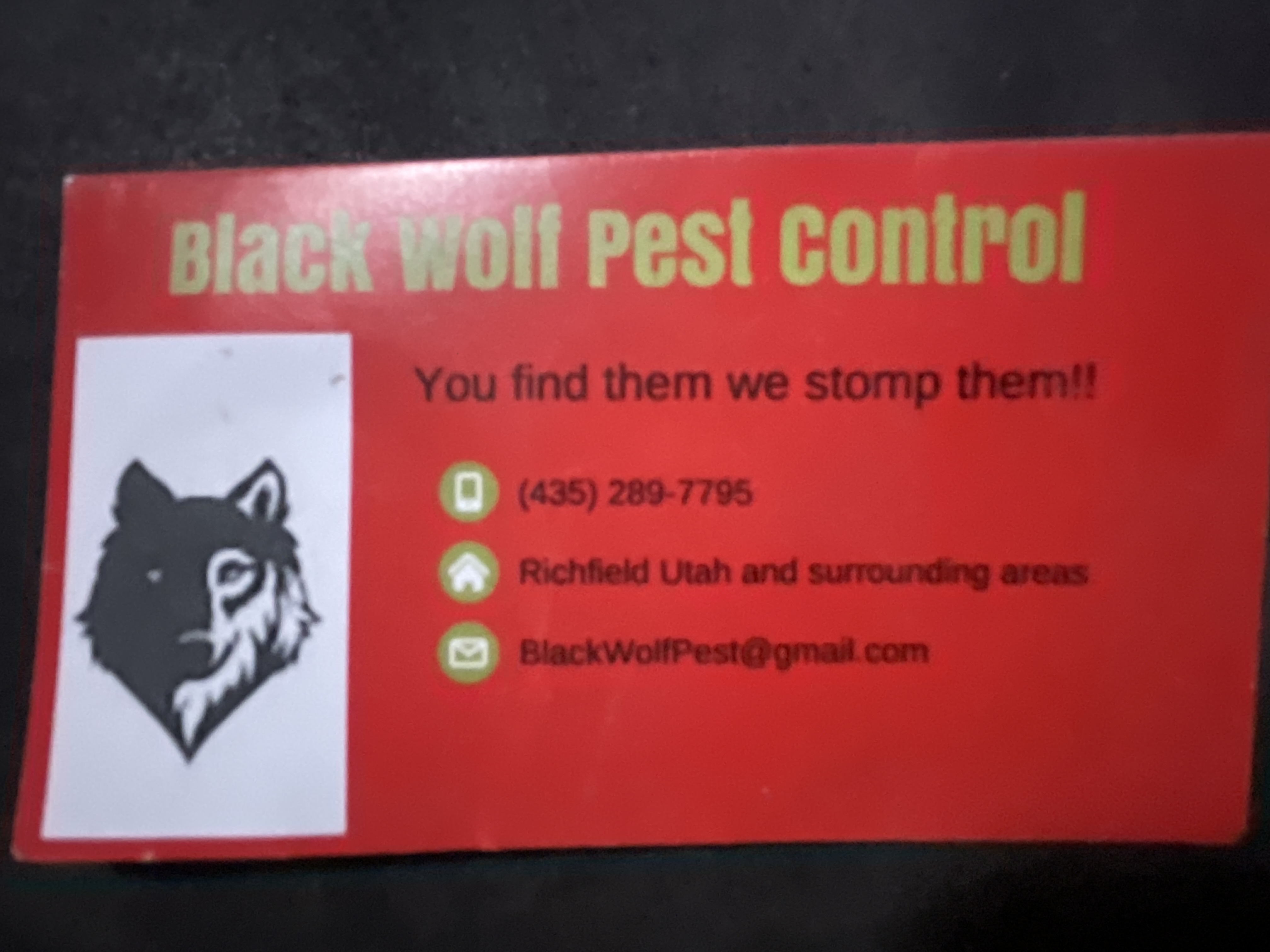 Avatar for Black wolf pest control