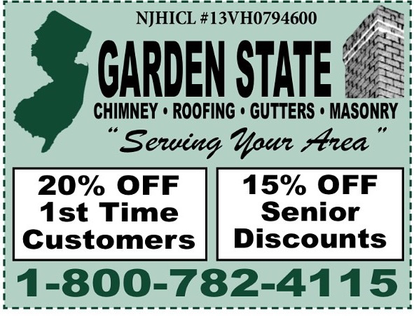 Logo for Garden State Chimney Roofing Gutters & Masonry LLC