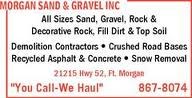 Avatar for Morgan Sand and Gravel INC.