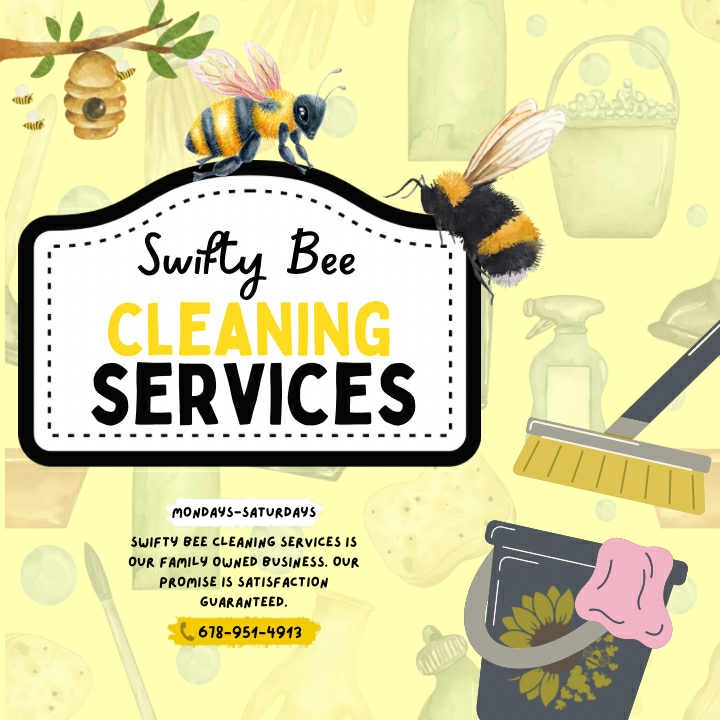Logo for Swifty Bee Cleaning Services
