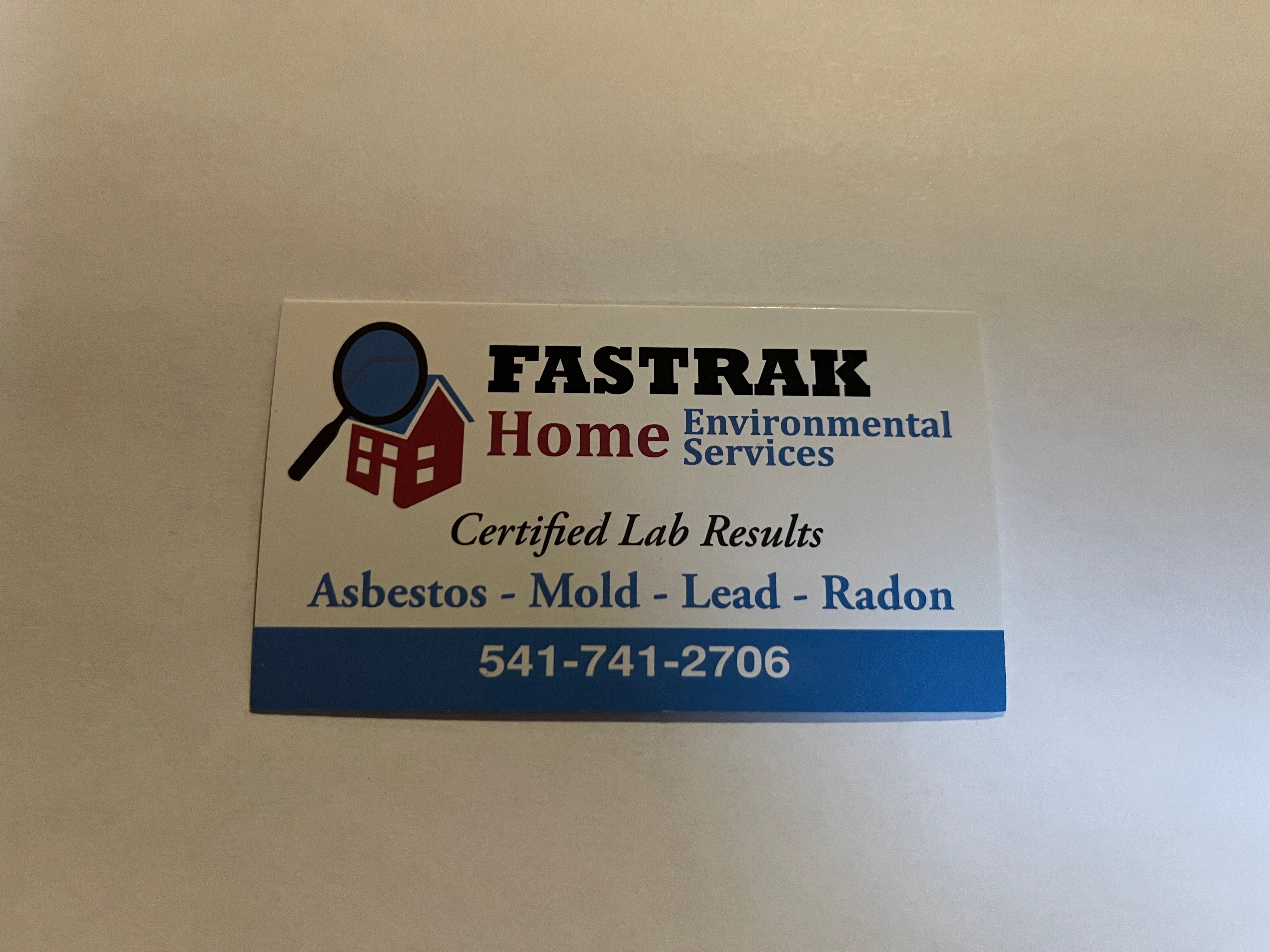 Avatar for FASTRAK OREGON ASBESTOS & MOLD INSPECTIONS LLC