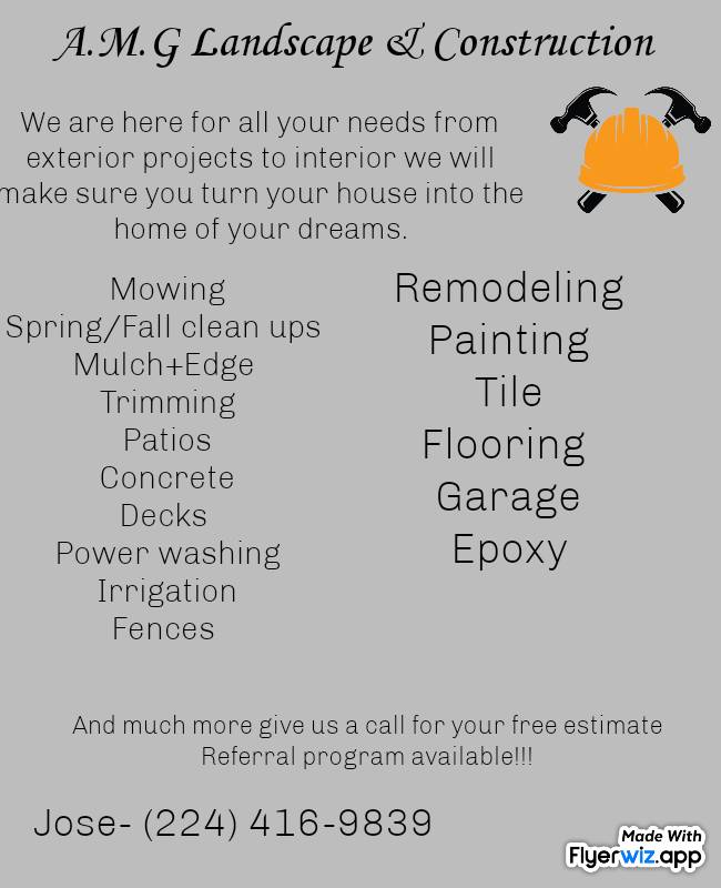 Avatar for A.M.G landscaping & Construction