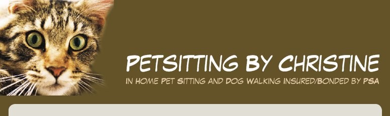 Logo for Petsitting By Christine
