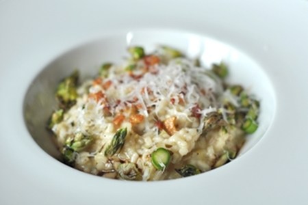 Asparagus & Pancetta Risotto