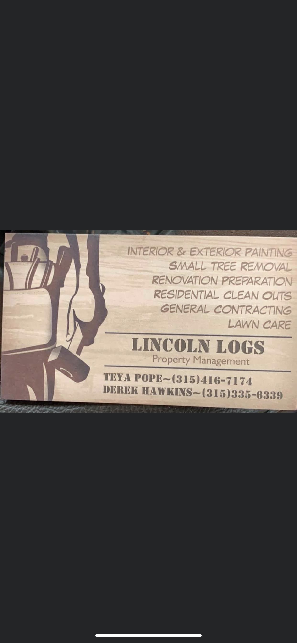 Avatar for Lincoln Logs - Property Management