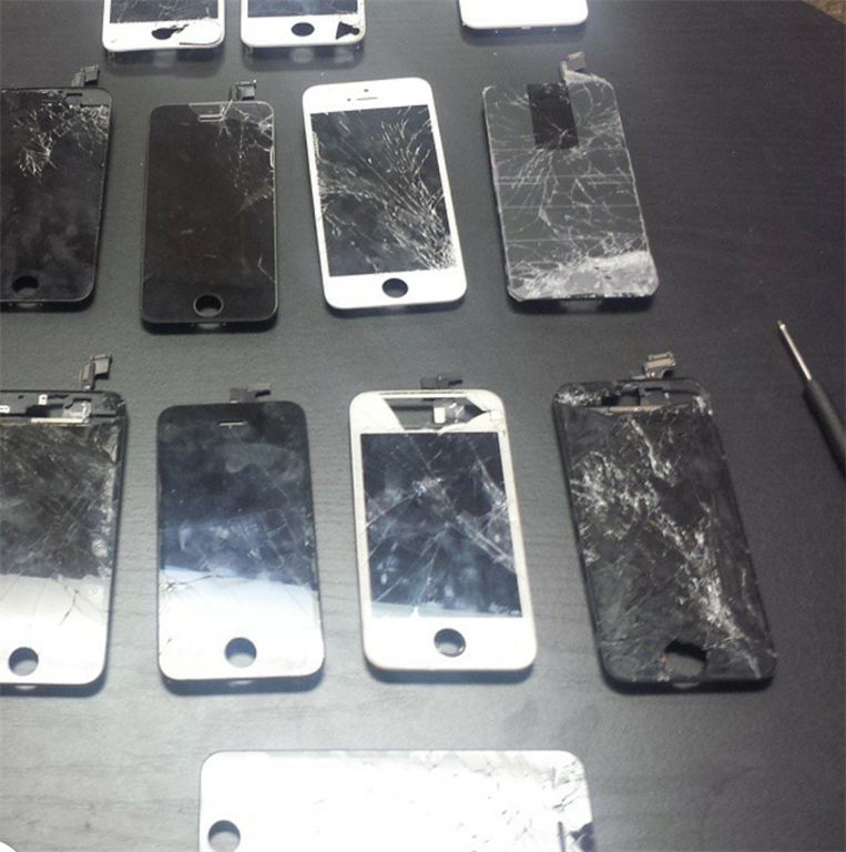 Cracked screens 