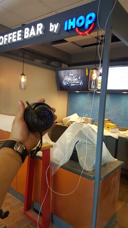 IHOP TV INSTALLATION & CAMERA