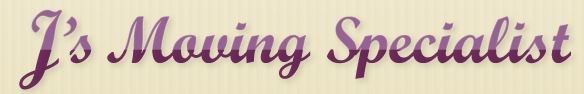 Logo for J’s Moving Specialists